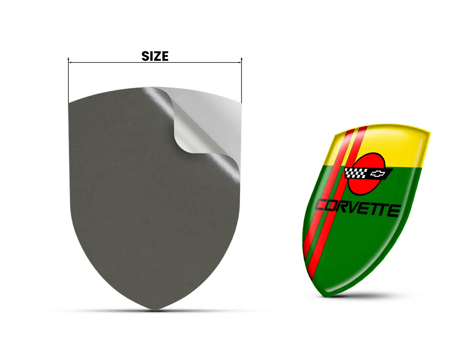 Corvette Custom Bumper Stickers Cars Sports Star Modern